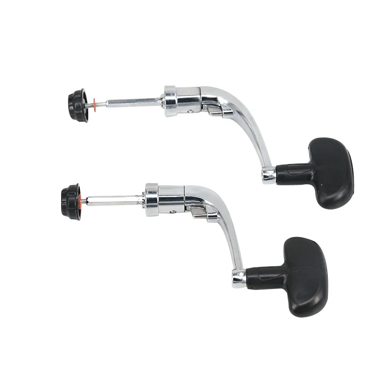 Складная металлическая Рыболовная катушка с рукояткой рыболовная качающимся