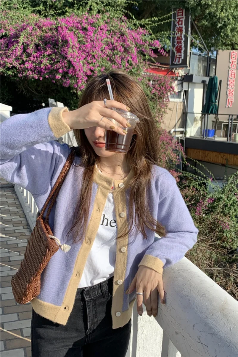 

Sweater Cardigan Coat Female 2020 Autumn and Winter New Gentle L Versatile Outerwear Japanese Style Long Sleeve Knitted Top