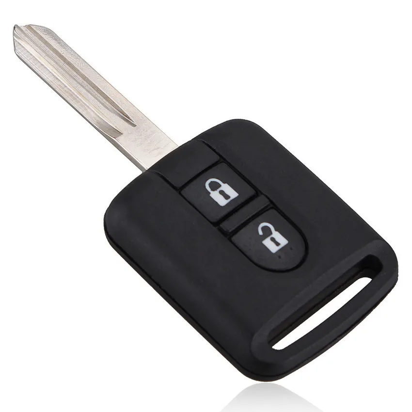 Чехол с 2 кнопками для дистанционного ключа Nissan Micra K12 Qashqai Navara Almera X Trail