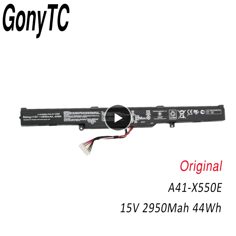 Оригинальный аккумулятор GONYTC для ноутбука ASUS X450 X450E X450J X450JF X751M X751MA X751L X750JA A450J A450JF