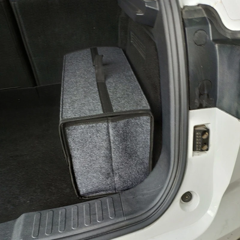 Мягкий войлок складной органайзер для автомобиля сумка хранения ящик