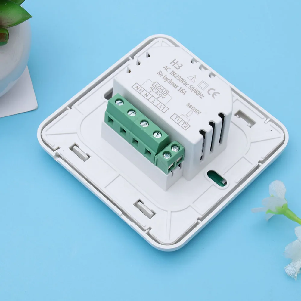 

2pcs Touch Screen Heating Thermostat for Warm Floor Electric Heating System
