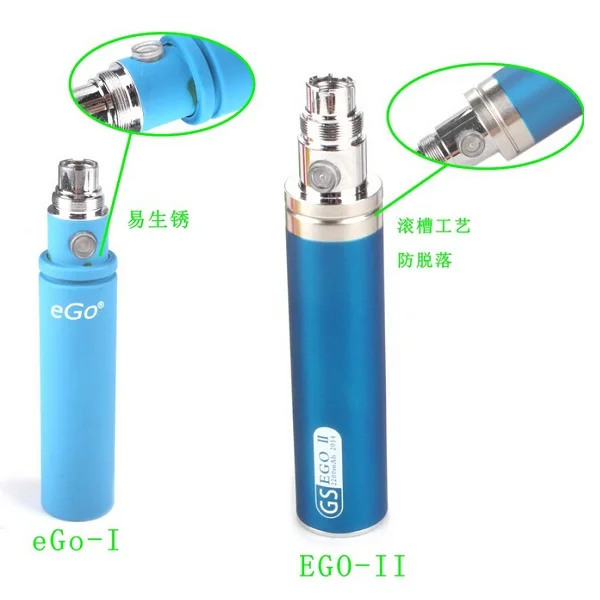 

Ego II 2200mah Battery Electronic Cigarette Mod Ego/510 Thread Fit Ce4 Ce5 Mt3 Cbd E Cigarette Vape Pen