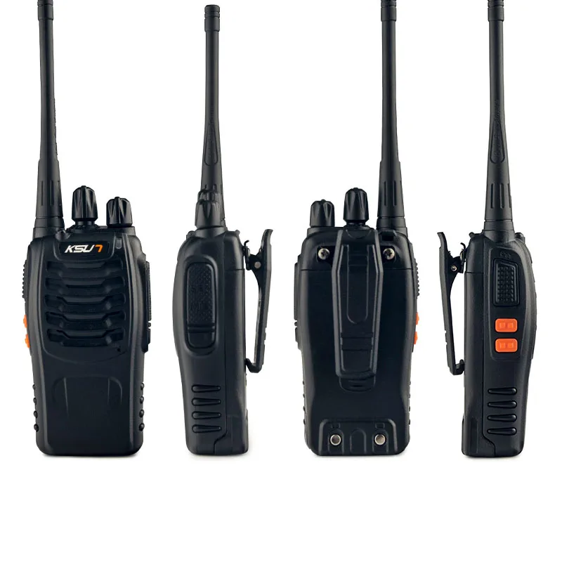 KSUN 888s иди и болтай Walkie Talkie “иди Портативный радиостанция 5 Вт UHF 400 470 МГц Comunicador