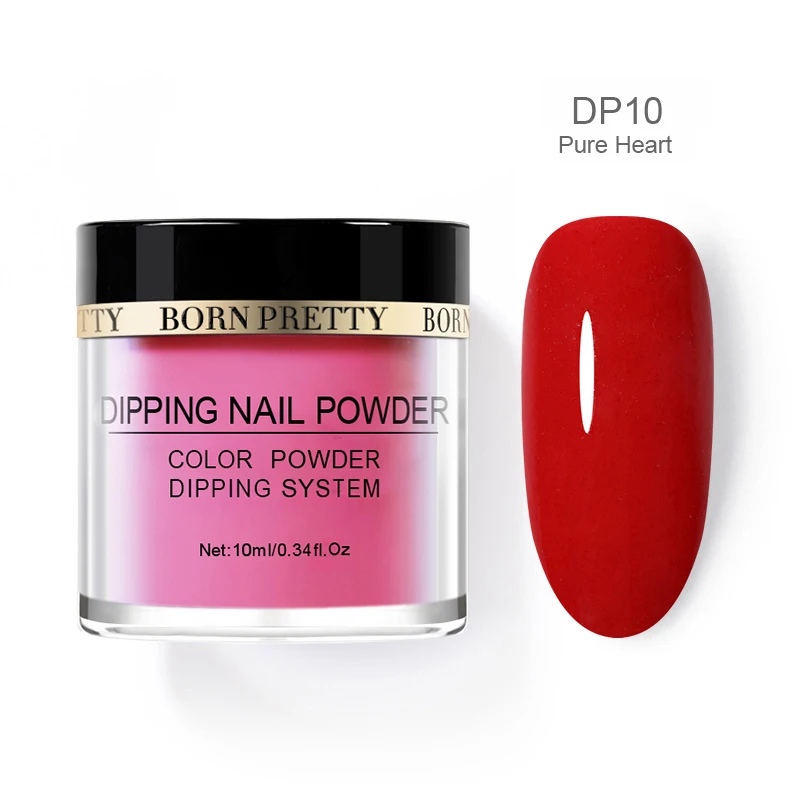 BP-DP10 BORN PRETTY окунутые порошки для ногтей градиентный французский лак Натуральный Цвет голографический блеск без лампы для лечения ногтей украшения - Цвет: BP-DP10