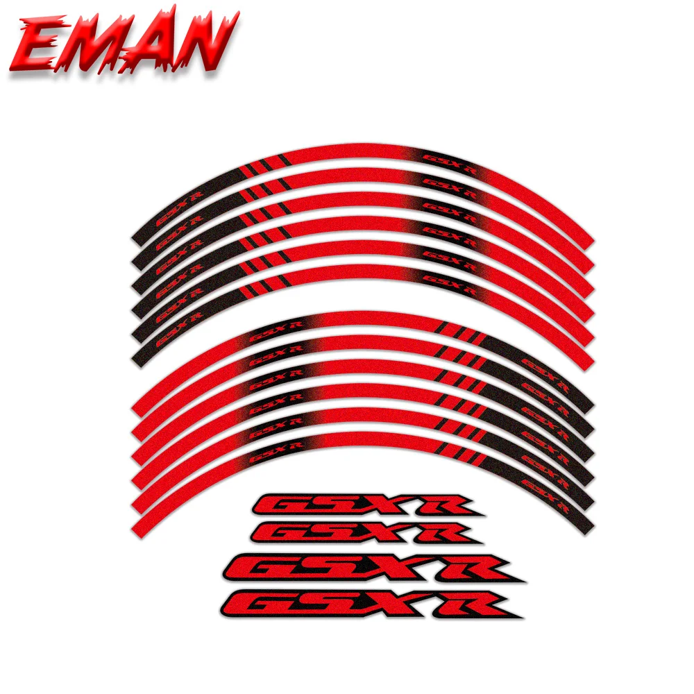 Модифицированные наклейки для мотоциклов Suzuki GSXR колесные диски светоотражающие