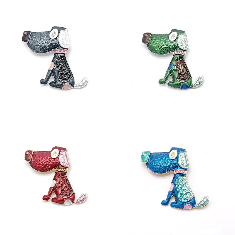 

PD BROOCH 2021 New Drip Dog Corsage Clothing Accessories Pins Cartoon Brooch Jewelry Dog Brooch Gift
