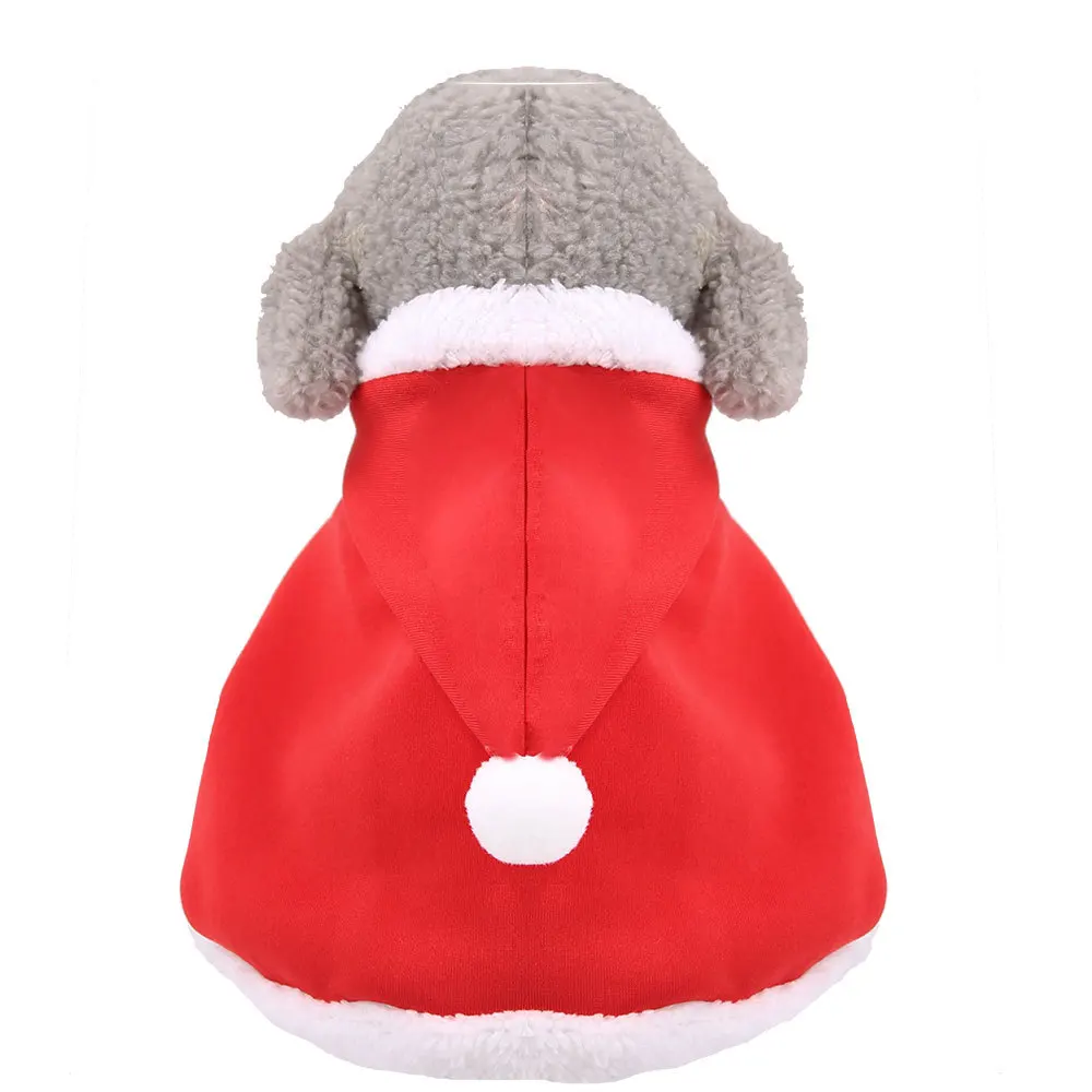 Christmas cloak dog clothes autumn and winter new cat accessories pet clothing cat Christmas cloak pet supplies