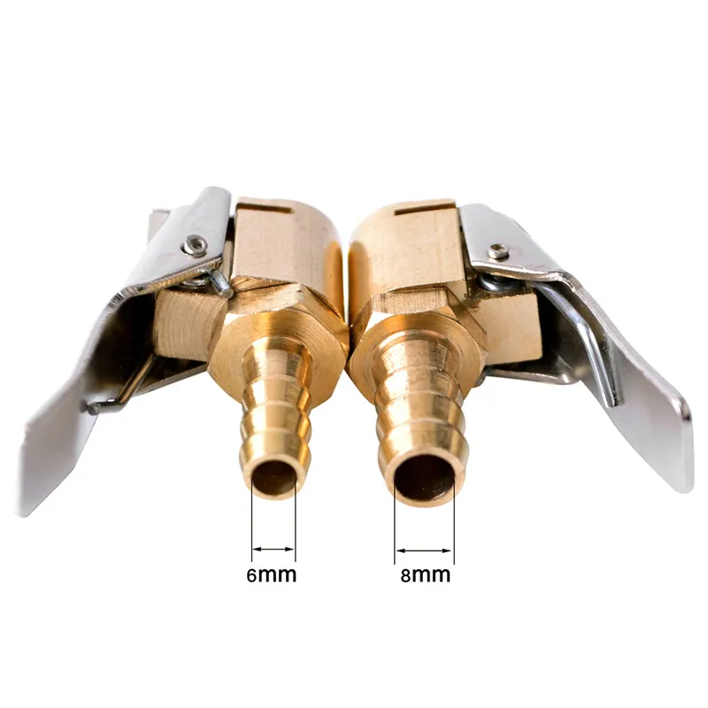 Зажим патрона для автомобильного воздушного насоса зажим клапана грузовика 6 мм 8