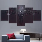 Плакаты с изображением героев игры, 5 шт., постеры, изображение на холсте, для домашнего декора