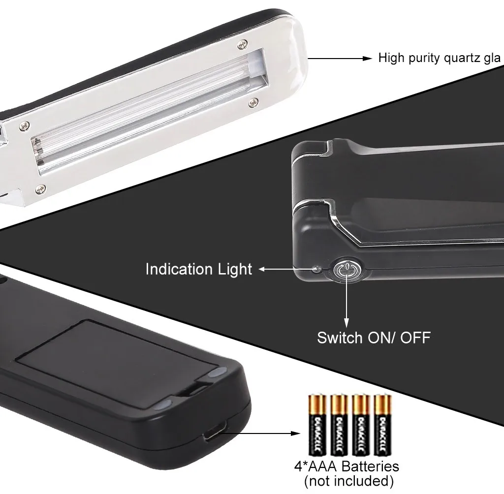 Портативная Складная УФ-лампа для нижнего белья с бактерицидной лампой 2 Вт #35 |