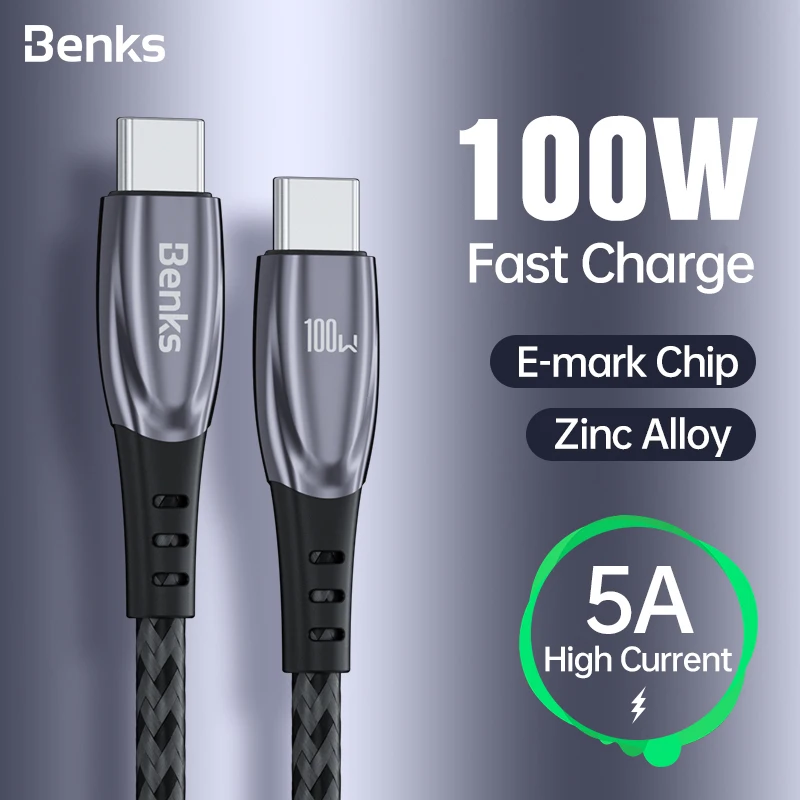 benks интерфейс type c 5a быстрый зарядн