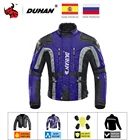 DUHAN, мотоциклетная куртка для мужчин Мотокросс для верховой езды куртка с защитой от ветра Защитное снаряжение внедорожные гоночный мотоцикл одежда Chaqueta мото