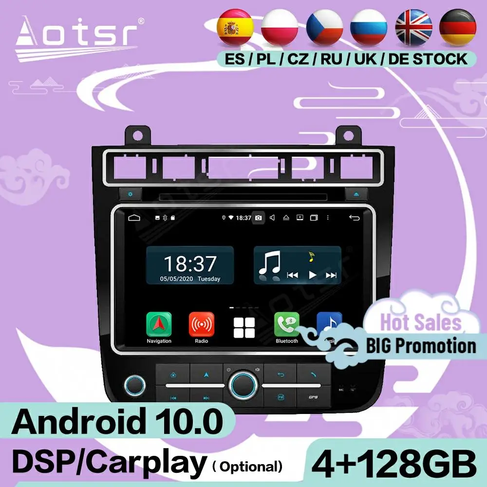 

Carplay Screen Multimedia Stereo Android Player For VW Touareg 2011 2012 2013 2014 2015 2016 2017 Audio Radio Receiver Head Unit