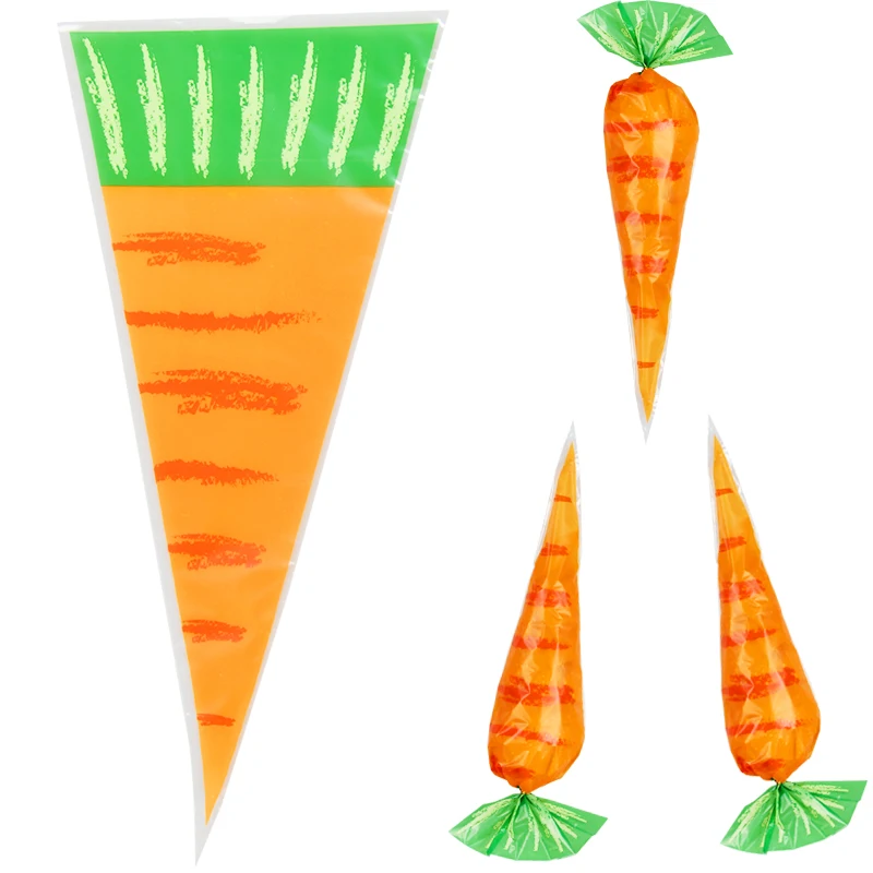 20 штук пасхальное вечерние украшения морковь конфеты сумки кролик подарочные