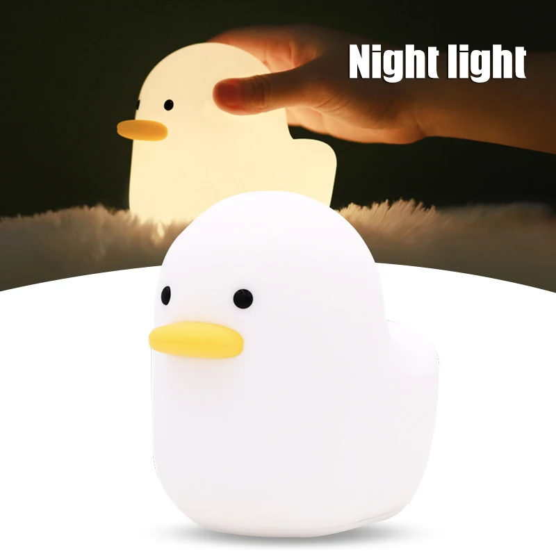

Animal Silicone Cute Carton LED Portable Night Light With USB Rechargeable For Bedroom Living Room Battery Operated Design Lamp