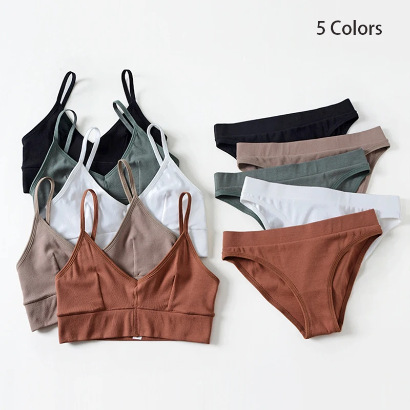 

Women sexy lingerie set Seamless sports Bras Brief sets Female Intimate Underwear comfortable Lingerie