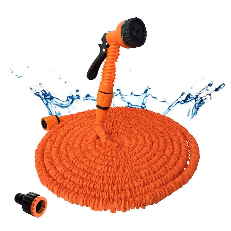 Шланг для полива расширяемый Регулируемый садовый шланг EU перематываемый Труба