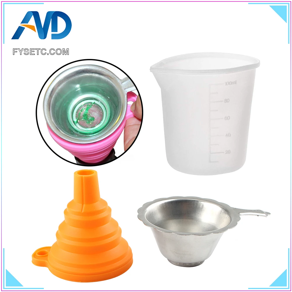 Смола фильтр чашка + силиконовая воронка для 3D принтер аксессуары 3dprinter части