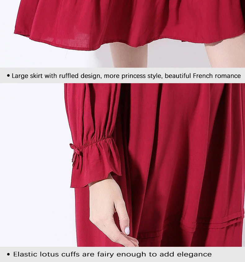 Ночная рубашка SXTHAENOO с длинным рукавом в Корейском стиле размера плюс | Женская