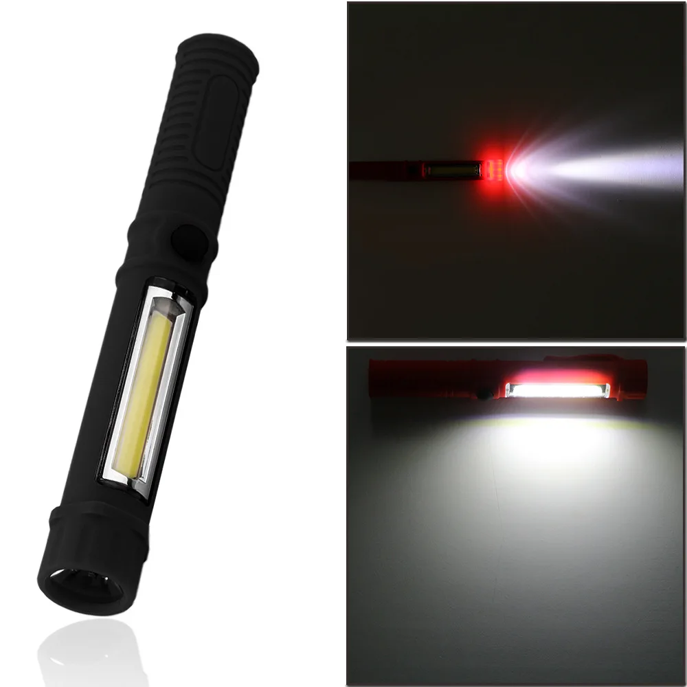 

2020New 1000 Lumens Mini Portable lanterns Working Inspection Torches COB LED Multifunction Maintenance flashlight Magnetic Base