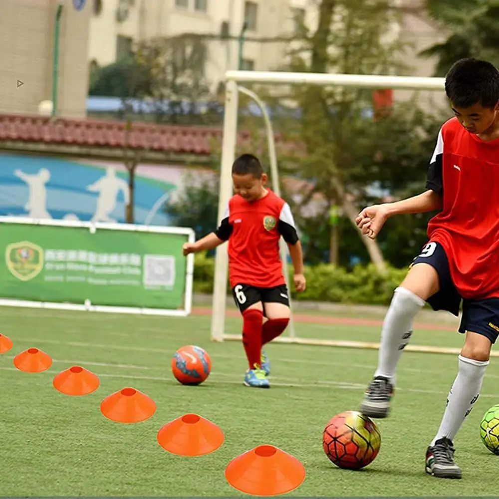 

10Pcs 19cm Football Training Sports Saucer Cones Marker Accessories Sports Entertainment Discs Soccer Q9L0