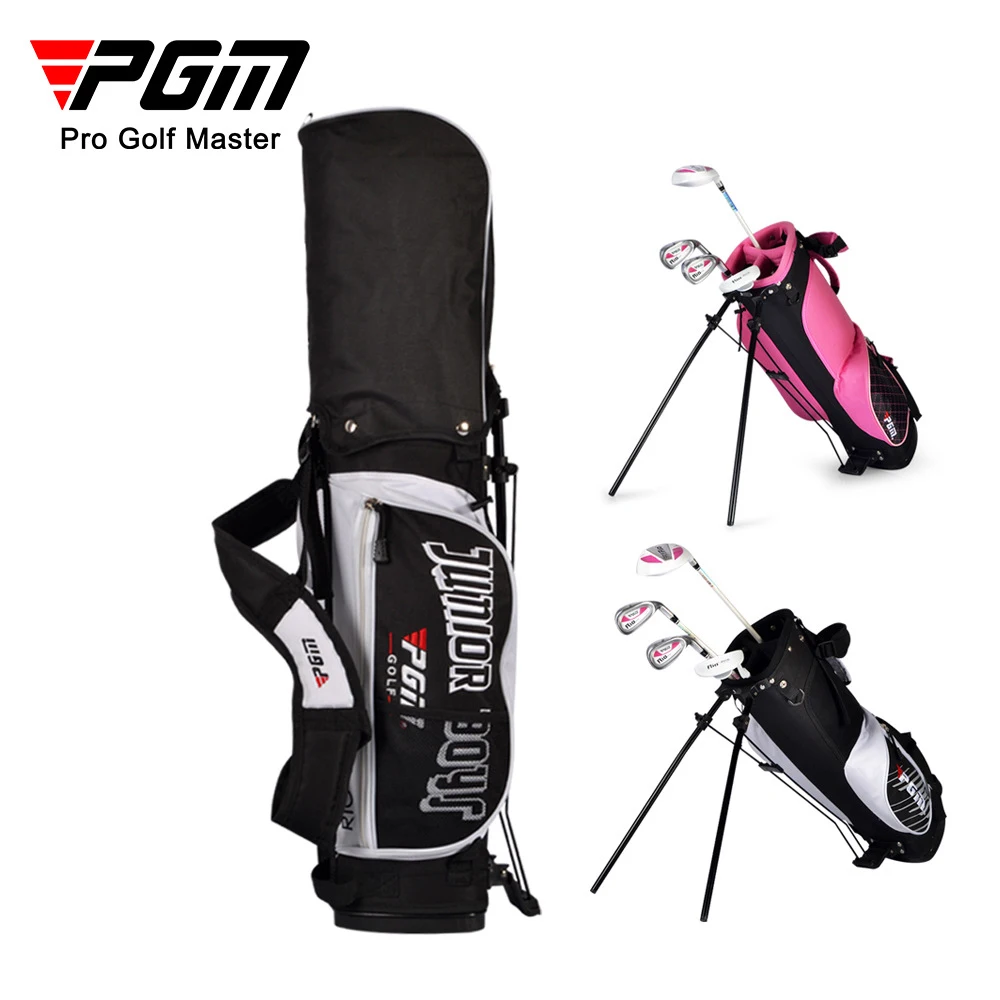 PGM Golf Children'S Bag Ultralight Golf Stand Carry Bag Gun Rack Bags Waterproof Sports Pack Boys/Girls Bracket Ball Bag