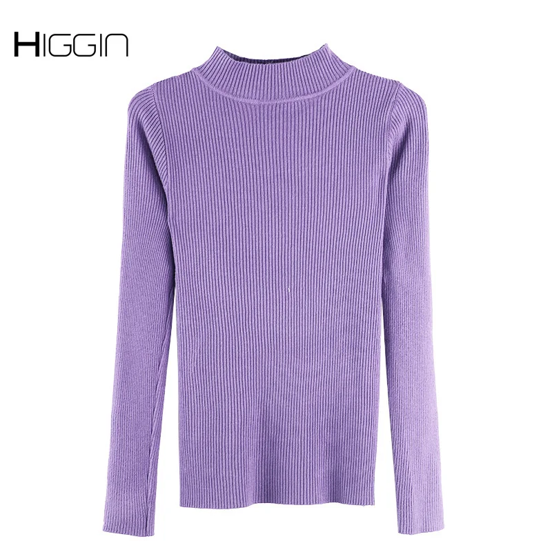 

Fashion Turtleneck Sweaters Women Autumn Winter Solid Korean Knitted Pullover Long Sleeve Tops Female Slim Soft Jumper Sweater