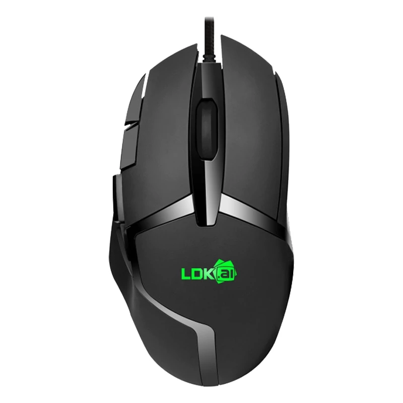 

Игровая мышь LDKAI GM402, конкурентоспособная Проводная светящаяся мышь с макро разрешением и программированием подходит для любителей игр