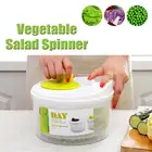 Салатный Спиннер, зеленая сушилка для салата, сливной фильтр для промывки, сушки листьев, фруктов, овощей, кухонные аксессуары