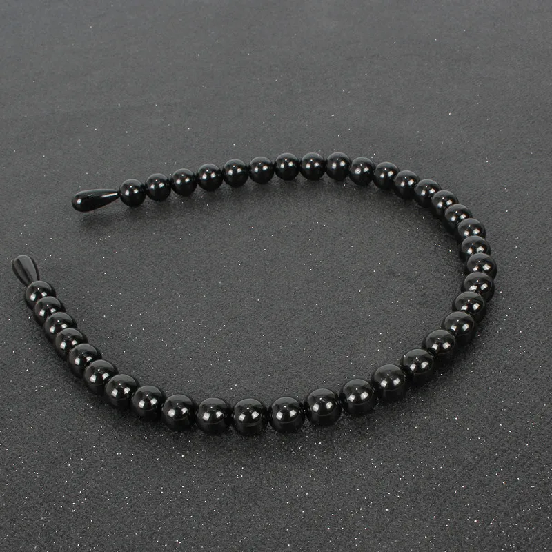 

New Hair Accessories Are Multicolor Imitation Pearl Headband Princess Headband Popular Headwear