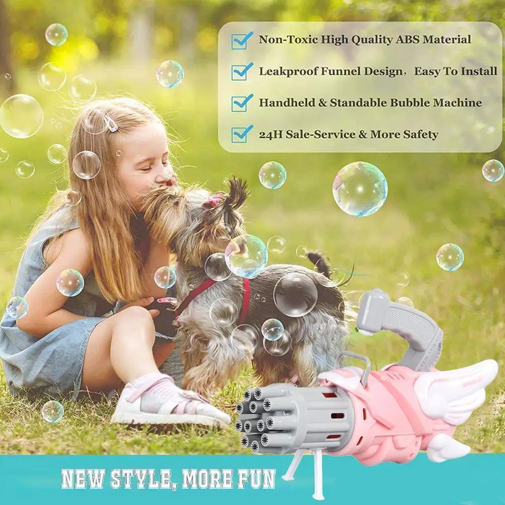 

Dolphin Bubble Gun Rotary Tube Bubble Machine Gun Automatic Bubble Blower Children Blowing Bubble Toys Fidget Toys For Kids G0S2