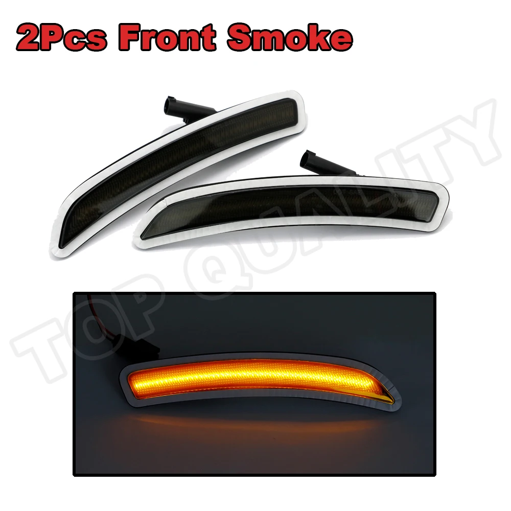 

Для Mini Cooper F55 F56 F57 2014 2015 2016 2017 2018 2019 передняя + задняя желтая/красная фонарь боковой маркер