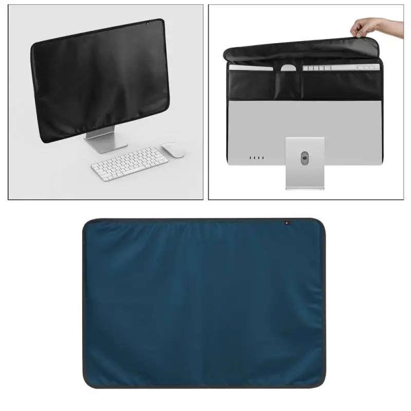 

Пылезащитный чехол из ПУ кожи Для IMac 24-дюймовый экран монитора пылезащитный чехол с задним карманом для Apple компьютера