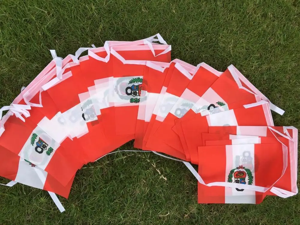 9 м длинные Перу флаг Вымпел стринг баннер Великобритании Бантинг фестиваль