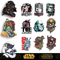 disney fashion star wars heat transfer vinyl sticker iron on transfers for clothes jacket hoodie punk rock patches for boy decor