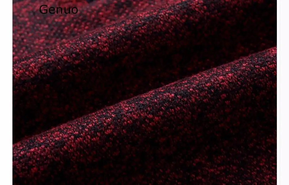 

Winter New Men Sweater Thickening Sweater Men 's Semi - High Straight Collar Sets Of Wool Sweater Large Size Men' S Clothing