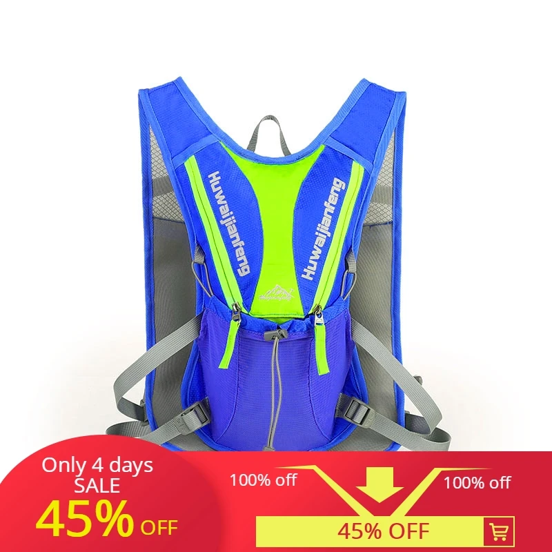 Открытый Велоспорт сумка на плечо рюкзак тканевый резервуар для воды свет