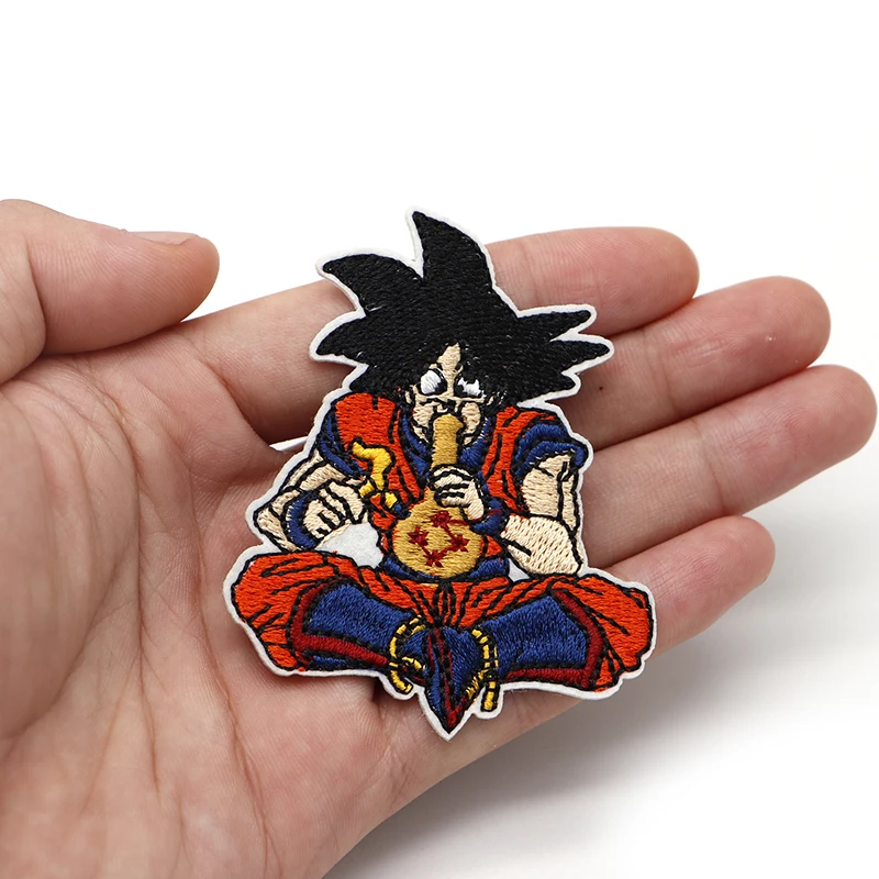 DRAGON BALL главный герой Гоку нашивка креативная нашивка на костюм для одежды Железная нашивка персональная DIY аксессуары патч S90