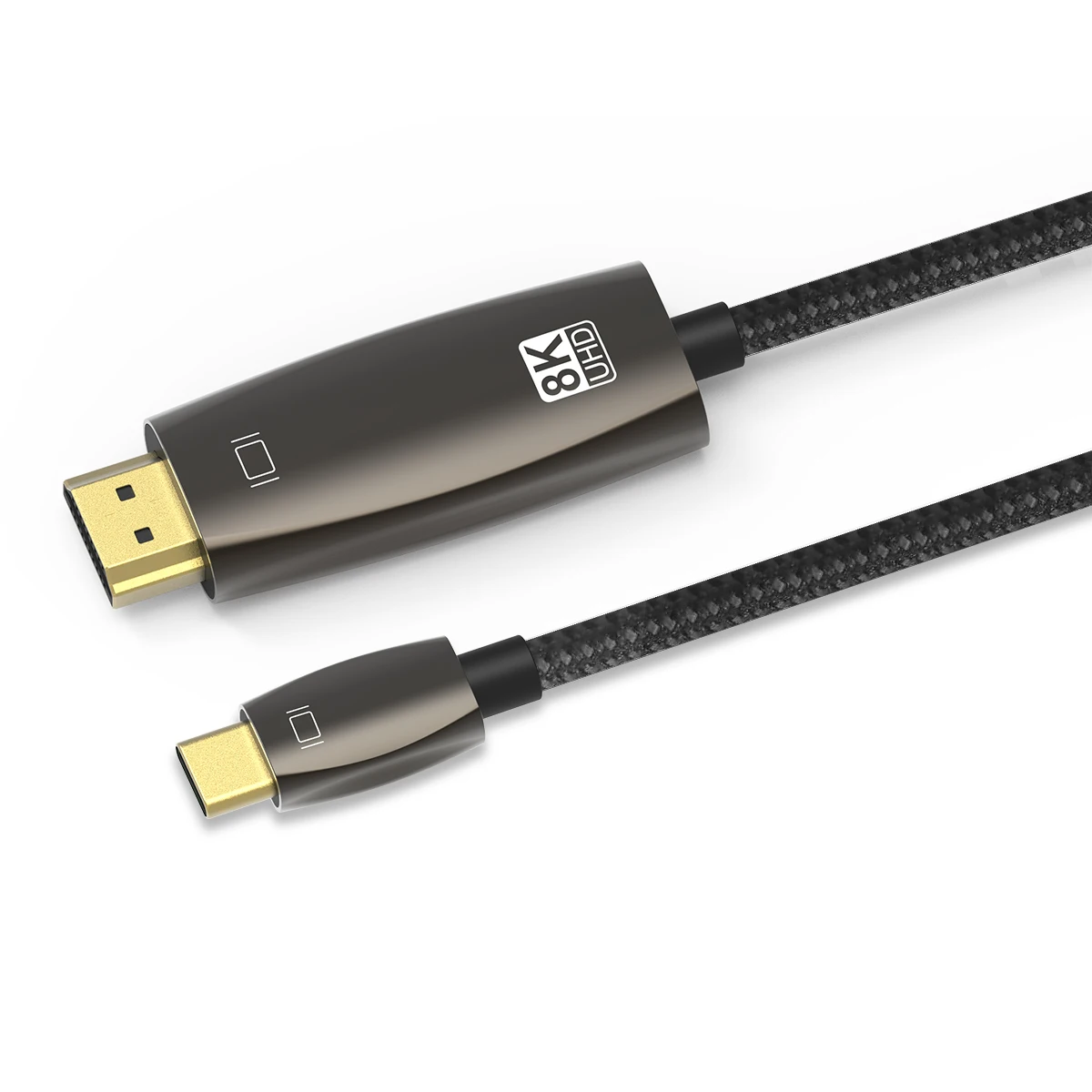 Кабель 8K @ 30 Гц 4K 120 USB C Type-C к HDMI-совместимый кабель из цинкового сплава версия HD для
