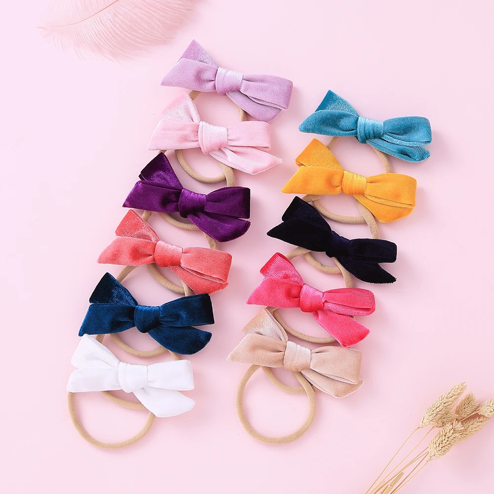 Детская повязка на голову с большим кроличьими ушами эластичная бантом для