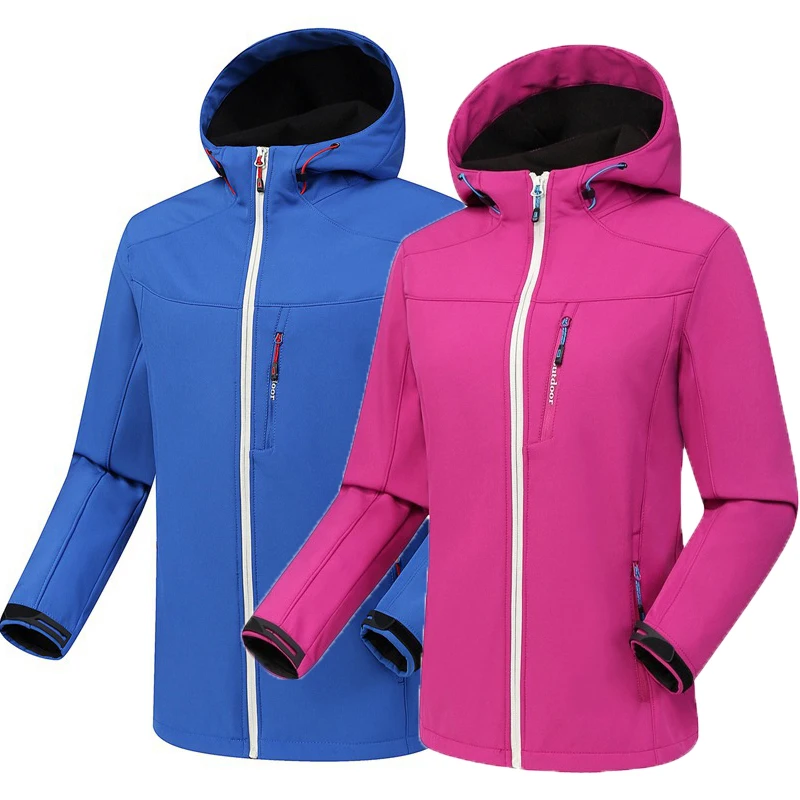 Женская и Мужская ветровка Softshell уличная куртка для женщин мужчин