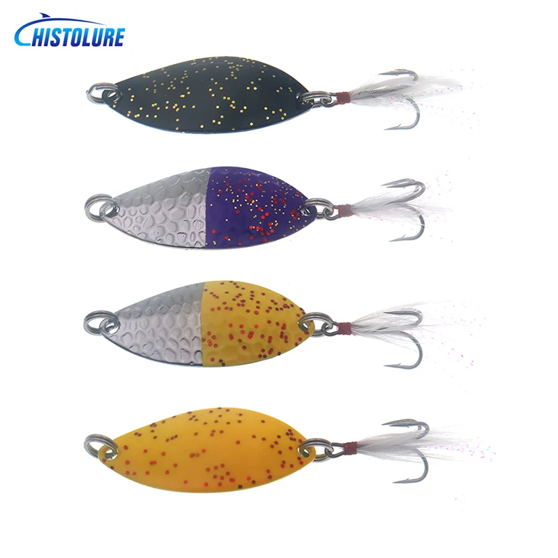 

Приманка «ложка» 14 г, Спиннер, искусственная рыболовная приманка, жесткие приманки для окуня, приманки «ложка» с тройным крючком, Снасть