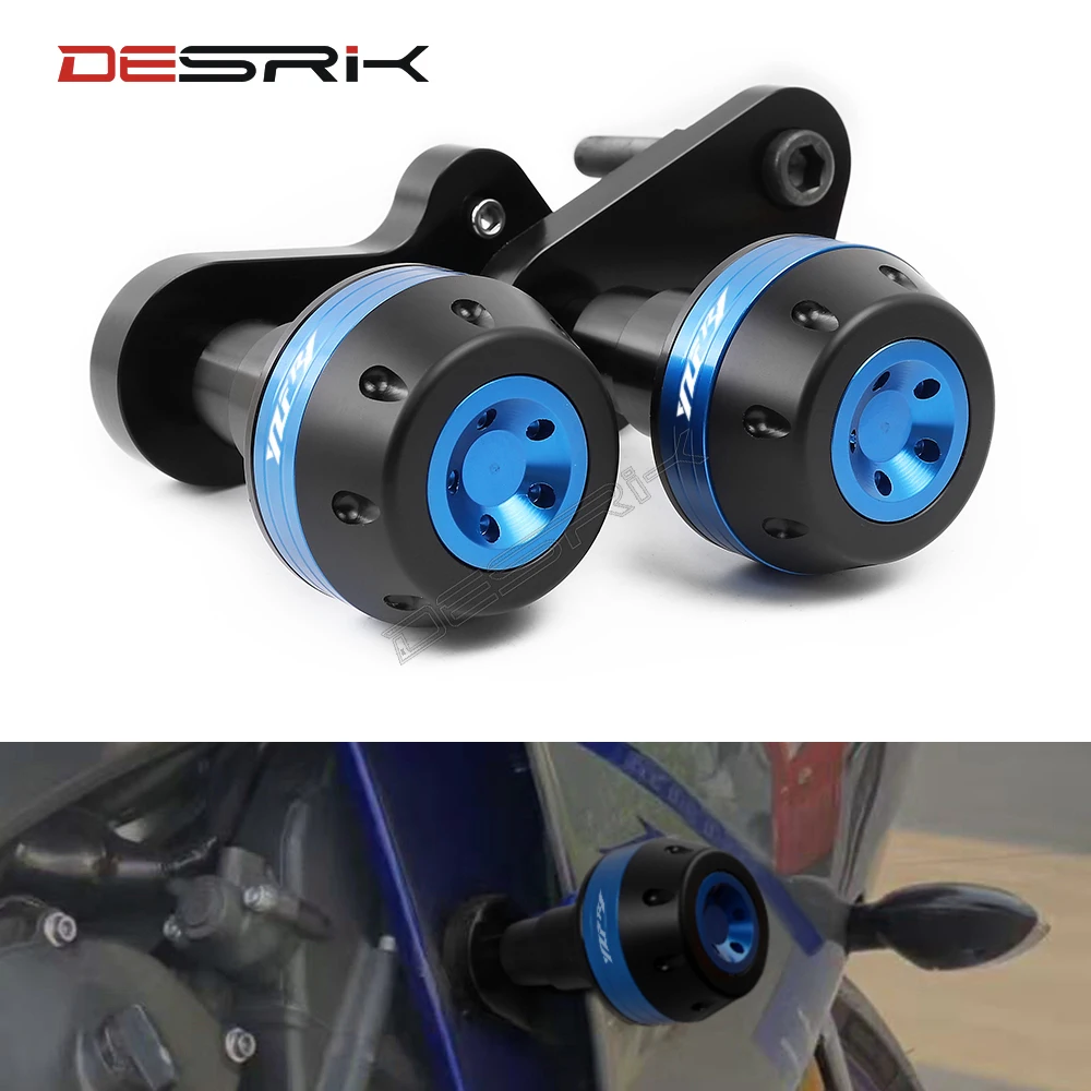 DESRIK для YAMAHA YZF R1 YZFR1 2009 2014 защита от падения мотоцикла рамка ползунок