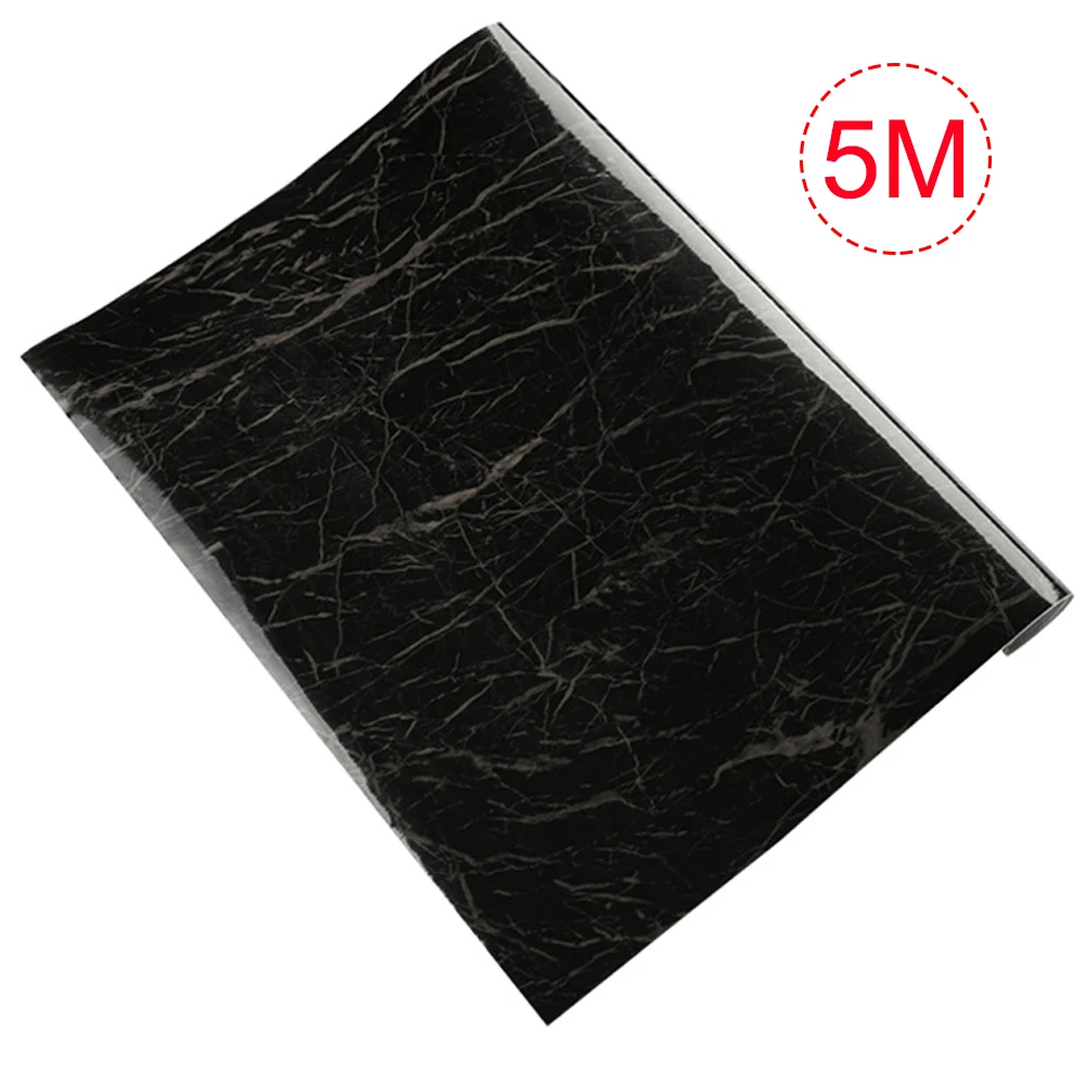 Black Мраморная Наклейка на стену, ПВХ, для ванной, кухни, водостойкая, домашний декор, ПВХ наклейка на стену, керамическая плитка, наклейка, s фон, кирпичная полоса, сделай сам - Цвет: Black