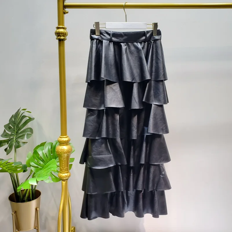 2019 осень и зима новый лист лотоса кружева темперамент длинный отрезок тонкая