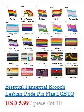 Gay Pride Intersex Pride Asexual Pride, мужской Нагрудный значок, 10 шт., значки в брошь 20 шт. на лот