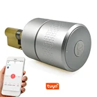 M530 Безопасный внутренний смарт-замок со сканером отпечатков пальцев, без цилиндра, интеллектуальная трубка для двери Woden