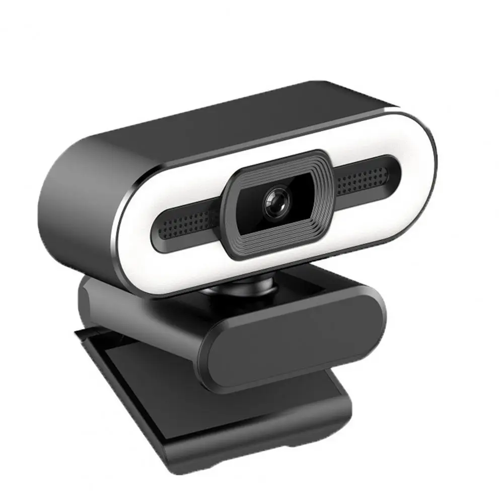 

2K 1080P Webcam with Microphone/Fill Light Wide-Angle Computer Web Camera USB Plug and Play,for Live Streaming Recording