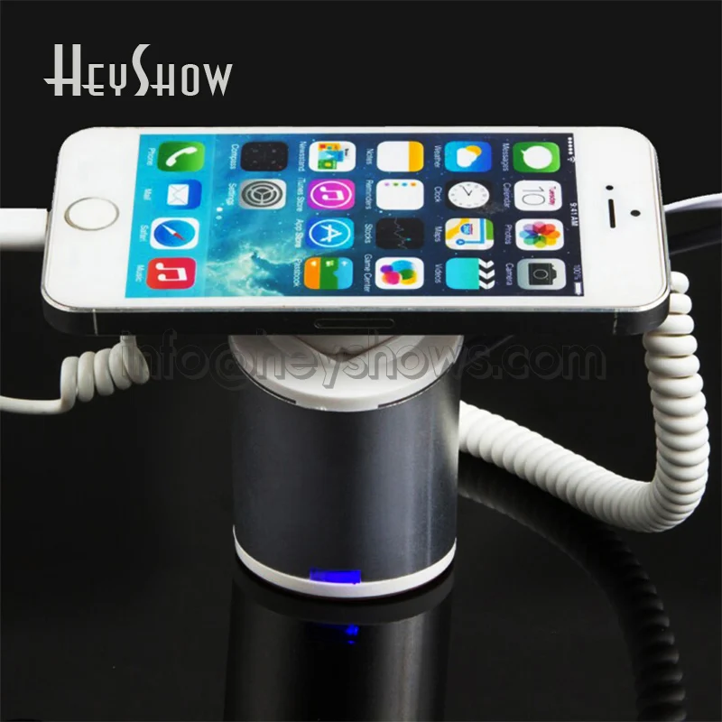 10PCS Chargeable Security Burglar Alarm System Display Stand Anti-theft Holder Bracket Rack For Mobile Phone/Tablat iPad Retail